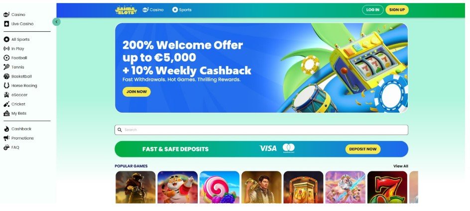 Samba Slots – Kolorowa rozrywka